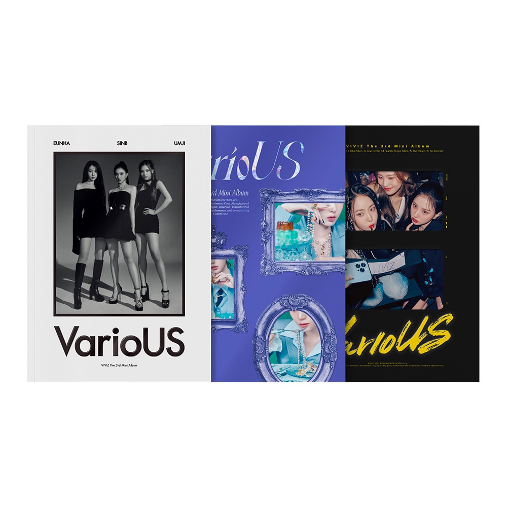 비비지 (VIVIZ) - VarioUS (3rd 미니앨범) Photobook 버전 선택