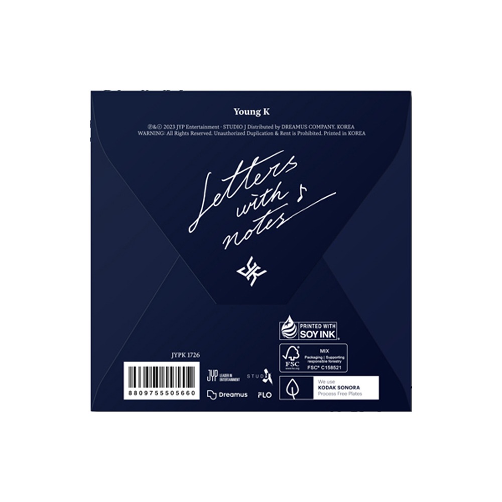 Young K (DAY6) - Letters with notes (Digipack Ver.)